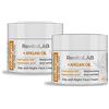 RevitaLAB Day and Night Collagen Anti-Aging Moisturizer, Enriched with Hyaluronic Acid, Q10, Argan Oil, and a UVA/UVB Filter for Ages 40 - 55, 2x 50 ml (multipack)