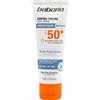 Babaria - Crema Solare Viso SPF50+ Idratante con Acido Ialuronico e Niacinamide | Antimacchie e Anti-età | Protezione UVA, UVB, IR e Luce Blu | Coral Friendly | 75 ml