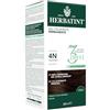 Herbatint Gel Colorante Permanente 3Dosi, 300ml - 4N Castano, Senza Ammoniaca, per Pelli Sensibili, 100% Copertura Capelli Bianchi, con 8 Estratti Naturali Bio