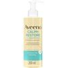 Aveeno CALM+RESTORE Detergente viso schiumoso (200 ml), rimuove il trucco, mascara impermeabile + lascia una sensazione di umidità sulla pelle, gel a schiuma, per pelli sensibili, senza profumo