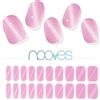 NOOVES Aphrodite Glam Cat Eye - Unghie in gel, 20 pezzi