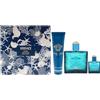 Versace Eros by Versace for Men - 3 pezzi regalo set 3,4 oz EDT spray, 0,17 oz EDT Spray Vial (Mini), 5 oz Shower Gel