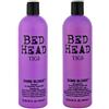 TIGI Bed Head by TIGI Dumb Blonde Shampoo e Balsamo per Capelli Colorati e Biondi Naturali, 2x750 ml