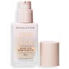 Revolution Beauty London Makeup Revolution, Skin Silk Serum Foundation, Light to Medium Coverage, Contains Hyaluronic Acid, F2, 23ml