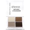 Benecos - natural beauty 91587 Tavolozza ombretti Quattro - vegan - caffè e crema