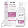 Dermafresh Ipersudorazione Efficace 72H, Deodorante Antitraspirante, Latte Corpo, 100 ml, No Alcol, Antimacchia, Delicato sulla Pelle, Contro Sudorazione e Cattivi Odori, Dermatologicamente Testato