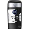 NIVEA MEN - Stick Masculin Black & White Original - Deodorante Uomo 72H Anti-Traspirante Ascelle - Protezione 5 in 1 Anti-Tracce & Anti-Irritazioni - Derma Active - Tutti i Tipi Di Pelle - 50 ml