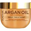 KATIVA Trattamento Olio di Argan 300 ml - Riparazione profonda, protegge & rinforza - Olio di argan bio, olio d'oliva & peptidi - Vegan, senza solfati/sale/glutine