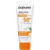 Babaria - Crema Solare Viso SPF50+ Antirughe con Aloe Vera | Protezione UVA, UVB, IR e Luce Blu | Idratante | Resistente all'Acqua | Coral Friendly | 75 ml