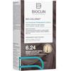 BIOCLIN Bio-Colorist Colorazione Permanente Capelli Biondo Scuro Beige Rame Cioccolato 6.24 - Senza Ammoniaca - Con Olio di Argan - Copertura Capelli Bianchi - Colore Naturale e Brillante