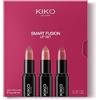 KIKO Milano Smart Fusion Lip Set 03, Kit Labbra Con 3 Rossetti Dal Finish Luminoso