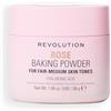 Revolution Beauty London Revolution Loose Baking Powder - Cipria fissante in polvere libera, finish luminoso, assorbe lucidità e sebo in eccesso, vegana e cruelty-free, 30 g, Rose