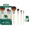EcoTools Core Five, kit di pennelli e spugna per ombretto, fard, bronzer, eyeliner e fondotinta, spugna per sfumare il trucco, set da 5 pezzi