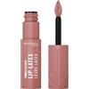 Rimmel London, Thrill Seeker Lip Latex, Rossetto liquido, Lucidalabbra, Colore labbra, Rossetto con acido ialuronico, Tinta labbra, Morbidezza e lucentezza, Vitamina E, Aloe Vera, 6 ml, 550 Cappuccino