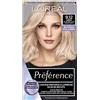 L'Oreal Paris PREFERENCE L'Oréal Paris Preference Blond Pile Colorazione Permanente Capelli, Tonalità: Siberia 9.12, Biondo molto chiaro cenere perlato