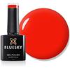 Bluesky Be the Boss SS22, smalto gel per unghie, SS22, estate 2022, SS2218, rosso, a lunga durata, resistente alle scheggiature, 10 ml (richiede asciugatura sotto lampada UV o LED)