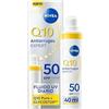NIVEA Q10 Expert - Fluido UV quotidiano SPF50 - Crema Viso Idratante Antietà - Tripla Difesa Anti-rughe - Con Q10 Puro e Glycostop - Ideale come fondotinta - Tutti i tipi di pelle - 40 ml
