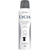 Lycia, Invisible Deodorante Spray Antimacchia con Antibatterico, Formula Fast Dry Asciuga Rapidamente, Non Lascia Macchie o Aloni sui Vestiti, Efficacia fino a 48H, 150 ml
