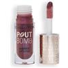 Revolution Skincare London Revolution, Pout Bomb Shimmer Gloss, Gloss Labbra Lucido e Brillante, con Acido Ialuronico e Profumo di Vaniglia Dolce, Berry Lustre