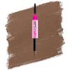 NYX Professional Makeup Fluff & Snatch Brow Powder Pen, Penna per Sopracciglia, Effetto Volumizzante, Finish Opaco, Fino a 24 Ore di Tenuta*, Formula da Crema a Polvere, Shade: 02 Taupe, 1g