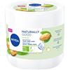NIVEA NATURALLY GOOD Family Care Crema multiuso per tutta la famiglia (1 x 450 ml), crema 3 in 1 arricchita con olio di mandorle dolci 100% naturale, crema viso - corpo - mani