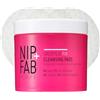 NIP & FAB Nip + Fab Salicylic Fix Pad per la Pulizia, 60 Pezzi - Esfolianti con BHA e Acido Ialuronico - contro Acne, Brufoli, Punti Neri e Pori Ostruiti - Idratazione e Miglioramento del Tono della Pelle