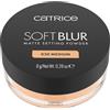 Catrice Cosmetics Catrice Soft Blur Matte Setting Powder, lunga durata, opacizzante, rifinitura dei pori, naturale, traslucida (8g)
