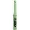 NYX Professional Makeup Correttore Verde, Corregge le Discromie per Pelli da Chiare a Medie, Tenuta fino a 12h, Arricchito con Acido Ialuronico, Pro Fix Stick, Tonalità: Green, 1,6 g