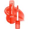 NYX Professional Makeup Jelly Job, Lucidalabbra, Finish Ultra Brillante, Applicatore a Spatola, Formula Vegana, Infuso con Peptidi, Shade: Orange Ya Jelly, 8 ml