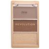 Revolution Beauty London Revolution The Bronze Icon, Palette Bronzer Altamente Pigmentata, Arricchita con Acido Ialuronico per una Pelle Luminosa e Idratata, Golden Medium, 10g
