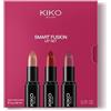 KIKO Milano Smart Fusion Lip Set 02, Kit Labbra Con 3 Rossetti Dal Finish Luminoso