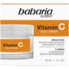Babaria - Crema Viso Vitamina C | Illuminante Viso Antirughe | Uniforma il Tono e Riduce Macchie | Crema Idratante Donna e Uomo con Acido Ialuronico | Vegana | Tutti i Tipi di Pelle | 50ml