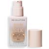 Revolution Beauty London Makeup Revolution, Skin Silk Serum Foundation, Light to Medium Coverage, Contains Hyaluronic Acid, F7, 23ml