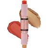 Revolution Beauty London Makeup Revolution, Blush & Highlight Stick, Coral Dew, Fard e Highlighter per il viso, 4,3g