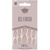 Elegant Touch Perfect - Unghie finte colorate, collezione Nude 24 unghie corte con colla, 24 pezzi (confezione da 1
