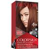 Revlon ColorSilk Colorazione Permanente Capelli Fai-da-te a Casa, Senza Ammoniaca e Arricchita con Cheratina, 44, Castano Ramato Medio