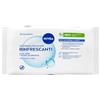 NIVEA Salviettine Struccanti Rinfrescanti 25 Pezzi, Struccante viso e occhi e labbra per trucco waterproof e SPF, Con Aloe Vera e Acido Ialuronico idratante, Detergente viso pelle mista e normale