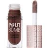 Revolution Beauty London Revolution Beauty, Pout Bomb Gloss Volumizzante per Labbra, Brillantezza Intensa per Labbra Piene e Voluminose con Acido Ialuronico e Peptidi, Vegano e Senza Crudeltà, Nude Freddo e Marrone Espresso