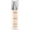 L'Oreal Paris True Match - Fondotinta liquido, infuso con acido ialuronico, SPF 17, disponibile in 40 tonalità, 1.W Warm dore , 30 ml
