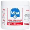 Mixa Urea crema rigenerante per pelle con urea e niacinamidi, per pelle secca, ruvida e irregolare, ripara e leviga, idratante per corpo, mani e viso, Urea Cica Repair+, 400 ml