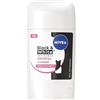 NIVEA Black & White Invisible Original Deodorante Stick 50 ml, Deodorante donna efficace 72h, Stick antitraspirante contro odori, sudore, residui, irritazioni e macchie su tessuti chiari e scuri