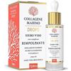 Collagene Marino Optima Naturals Siero Viso Collagene Marino - Drops Siero Viso Rimpolpante - rimpolpa e leviga la pelle - AIAB Bio Eco Cosmesi Collagene Marino 30 ml