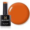 Bluesky Smalto Per Unghie Gel, Anemona, Ss1912, Marrone, Arancia (Per Lampade Uv E Led) - 10 Ml