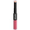 L'Oreal Paris Rossetto 2 Step Infallible 24H, Lunga tenuta e idratazione, Metro-proof Rose (804)
