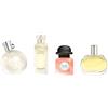 Hermès Discovery - Set regalo di 4 fragranze in miniatura da donna, include Barenia EDP, Terre d'Hermès EDP, Eau des Merveilles EDT e Un Jardin Sur Le Nil EDT ciascuno 7,1 g/7,5 ml