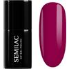 Semilac Powerful Burgundy 436 - Smalto UV per unghie, 7 ml, colore per unghie intense, resa e lunga durata
