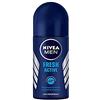 NIVEA MEN Fresh Active 48 H Antitraspirante a sfera da uomo, 50 ml