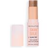 Revolution Beauty London Revolution Skin Silk Glow Tint Stick Fondotinta Leggero - Pelle Luminosa, Nasconde le Imperfezioni e Leviga le Linee Sottili, Tonalità Dark Neutral Warm, 8g