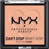NYX Professional Makeup Fondotinta in polvere Can't Stop Won't Stop, Matte Finish, Brightening Peach