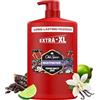 Old Spice Night Panther 3 in 1 Shampoo multiuso per capelli, viso e corpo, 1000 ml, freschezza di lunga durata, profumo di qualità profumata, pulizia profonda